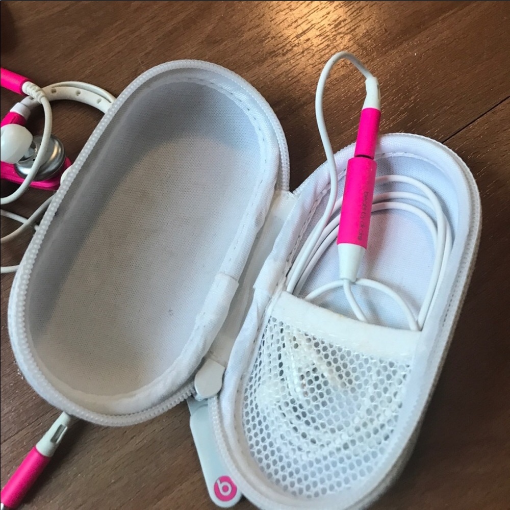 Beats Pink Earphones